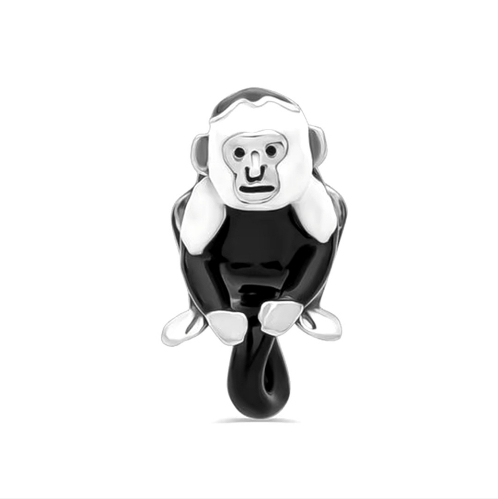 🎆Sterling Silver 925 Jack the Monkey Pirates of the Caribbean Bracelet Charm